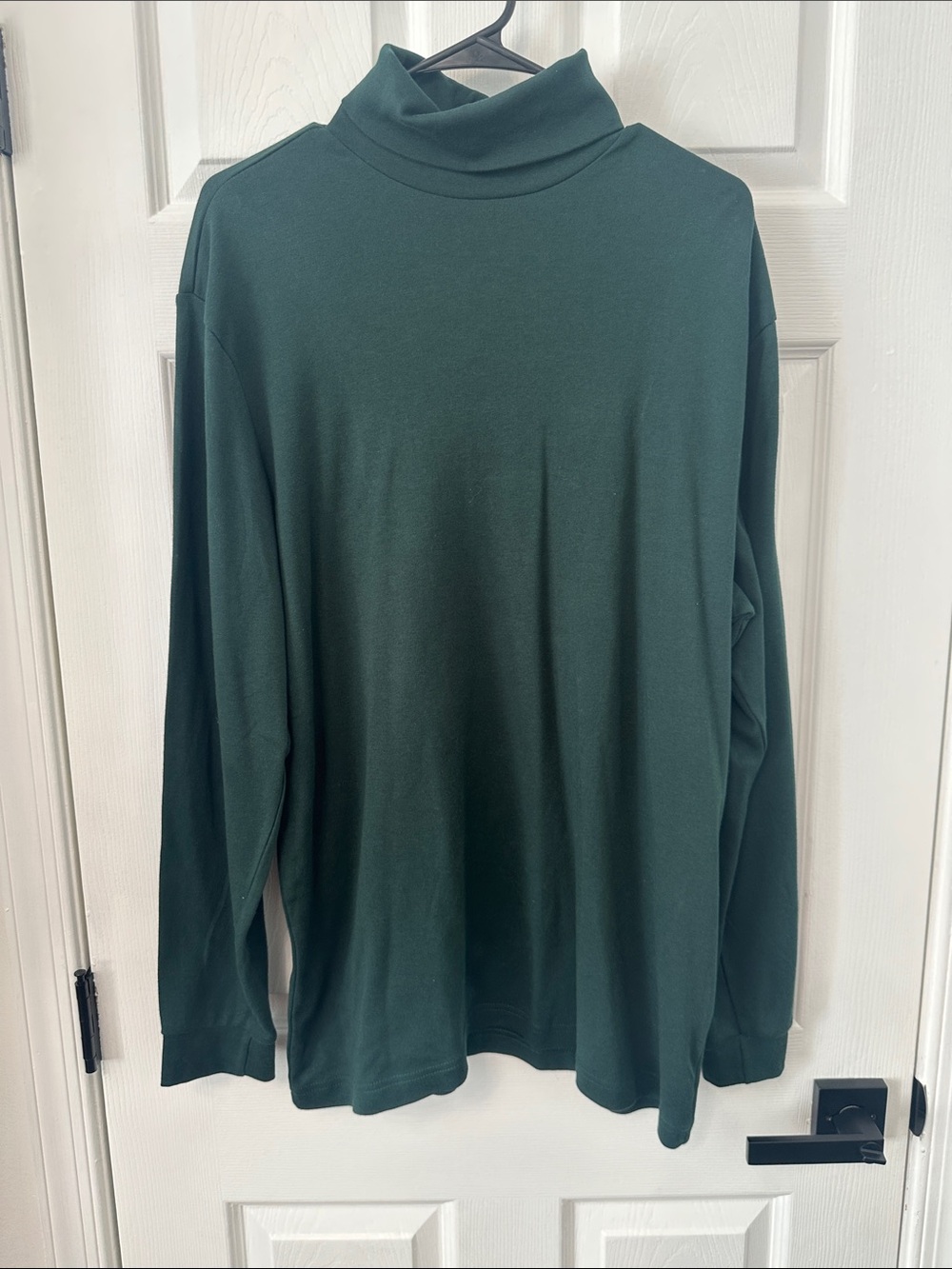 Club Room Dark Green Turtleneck Long-Sleeve Shirt